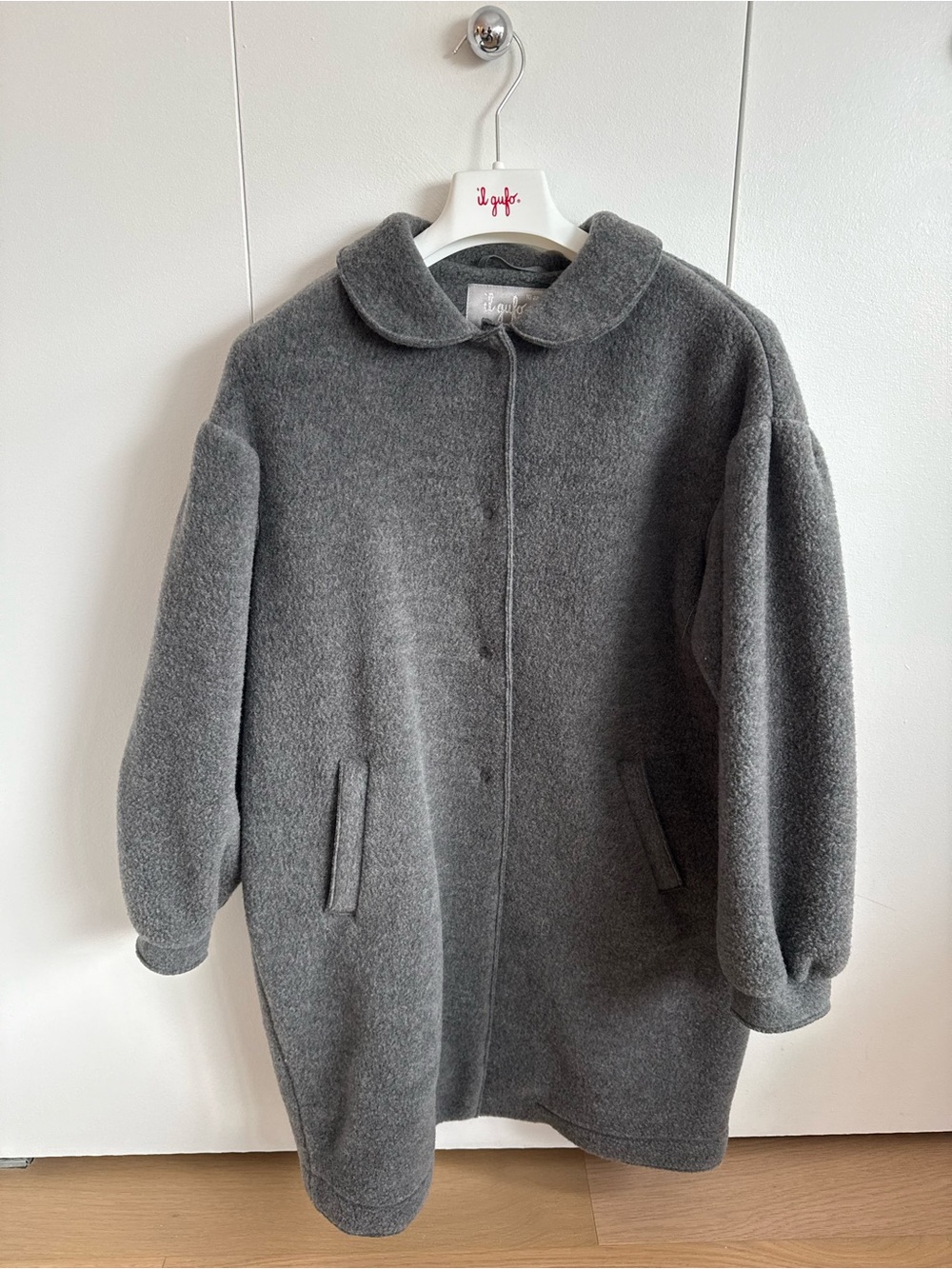 Il Gufo Gray Wool Coat
